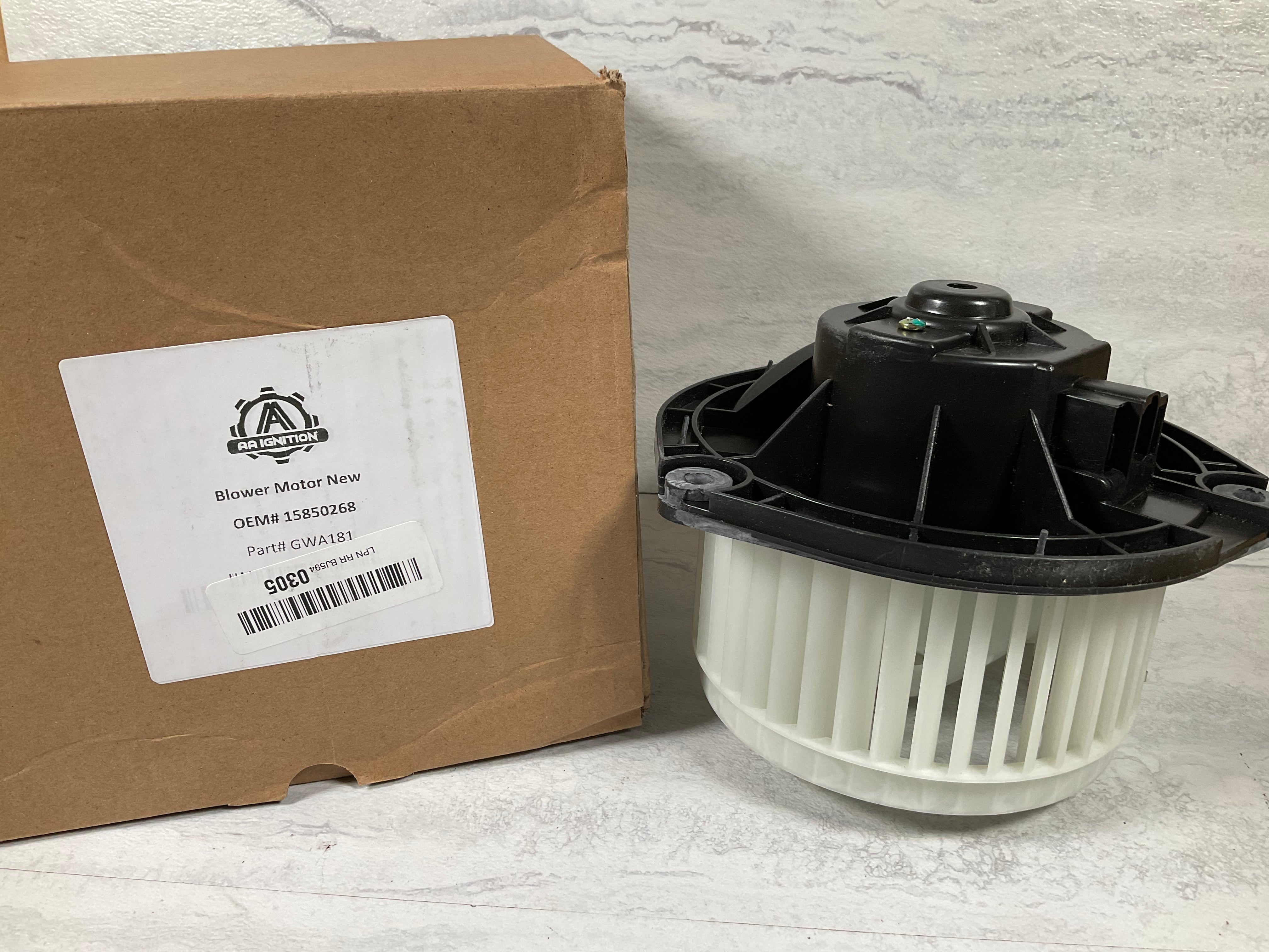 AC Blower Motor with Fan - Replaces 22754990, 15850268, 19153333 (6957770932407)